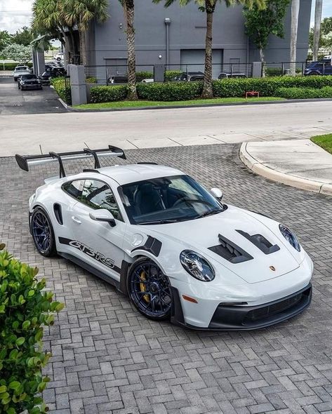 Porsche noir et blanc